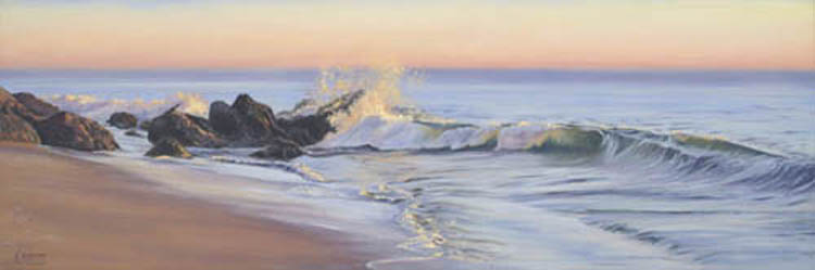 california ocean painting